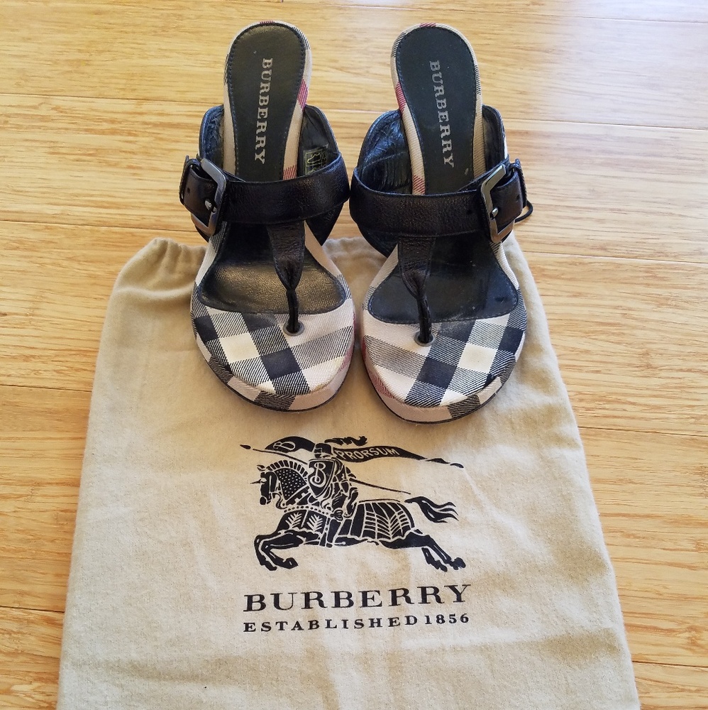 Burberry Wedge Sandal